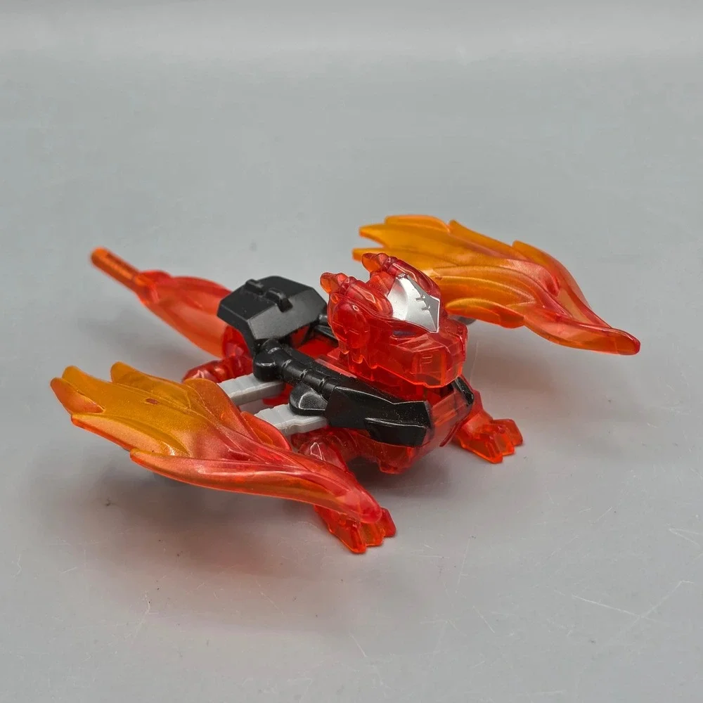 Tomy Beast Saga BS-41 Fire Phoenix Translucent Red Dragon Figure Toy